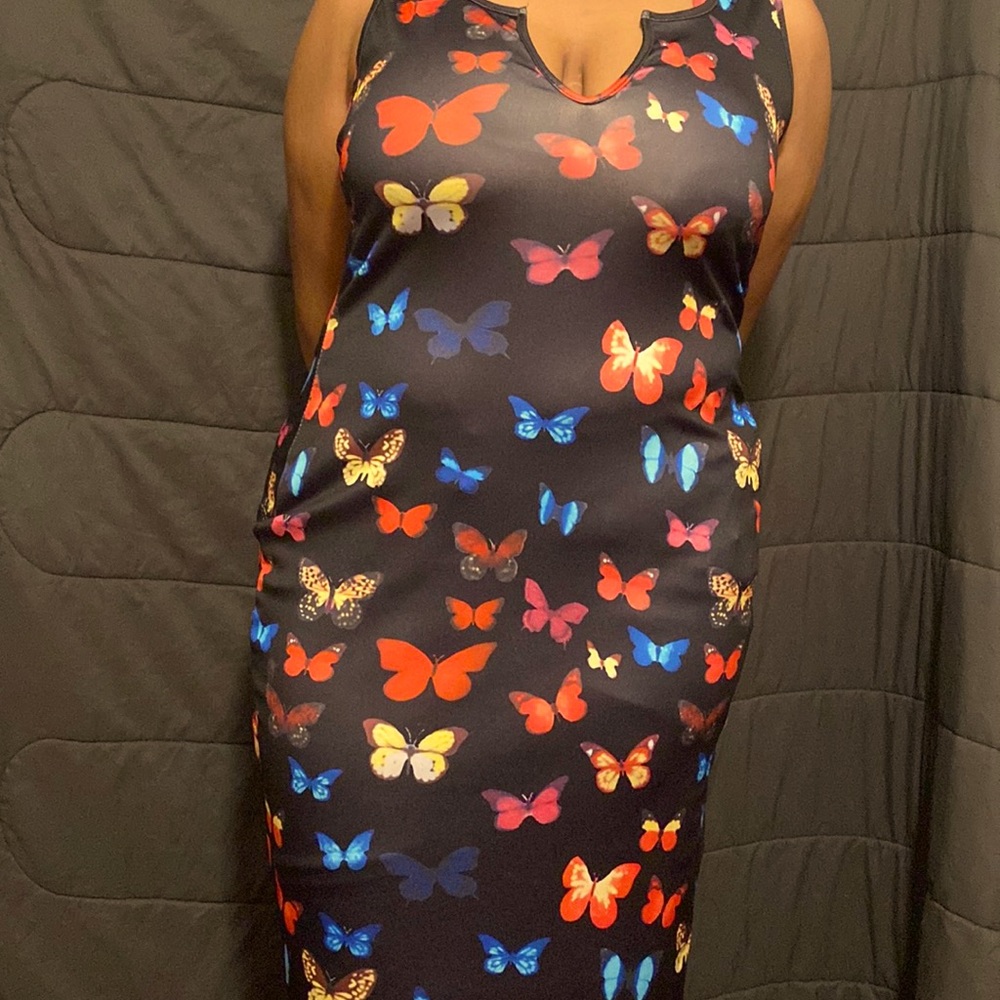 Rainbow butterfly dress ❤️